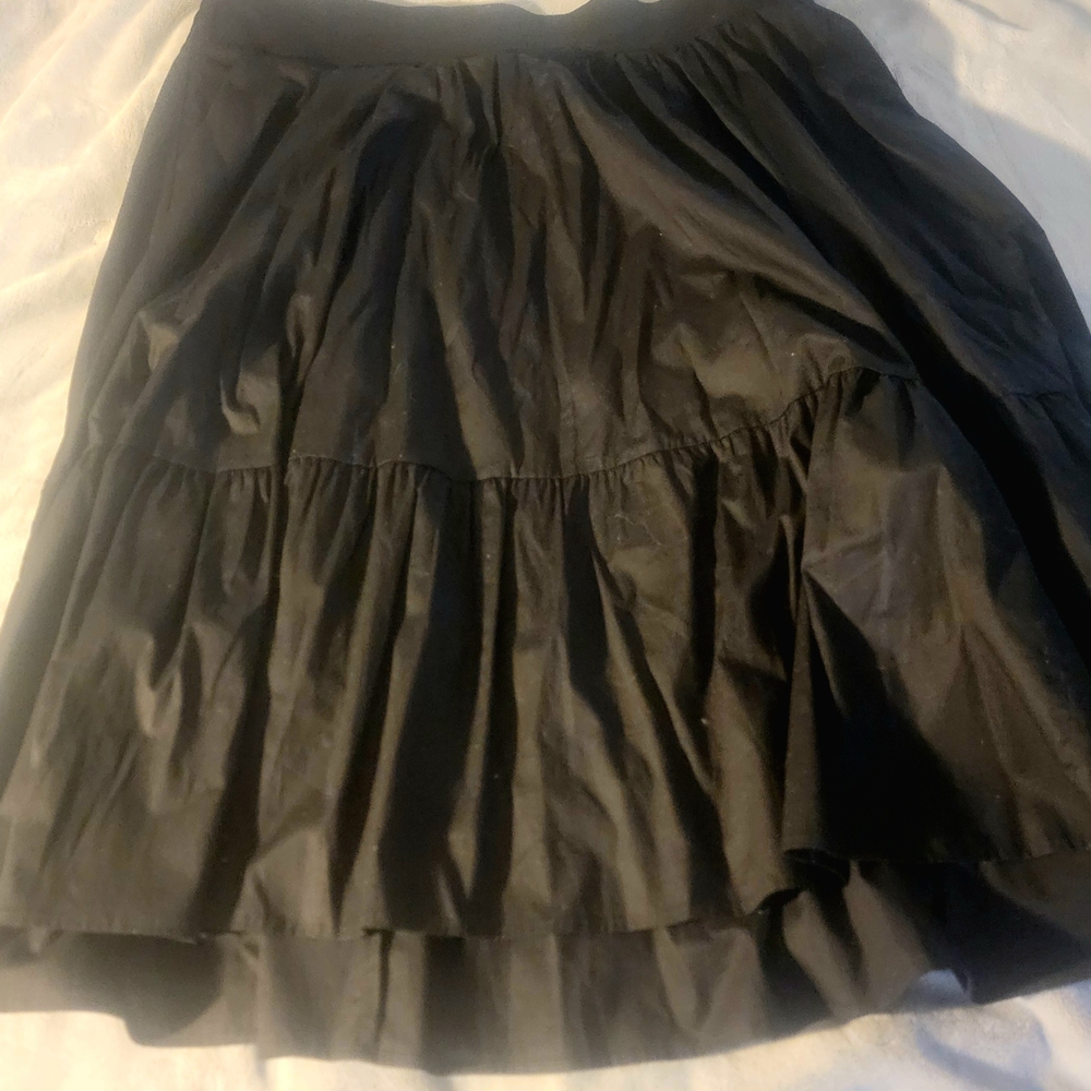 torrid Black Tiered A-Line Skirt